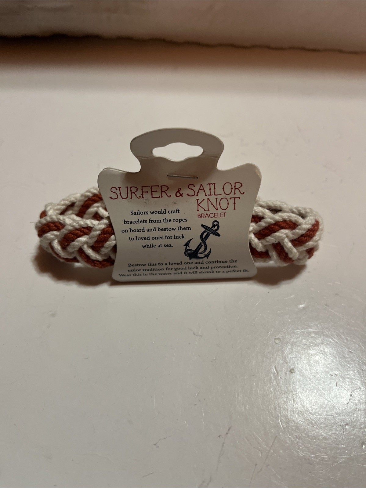 Nautical Braided Rope Bracelet Summer Beach Surfer & Sailor Knot Cord Wristband