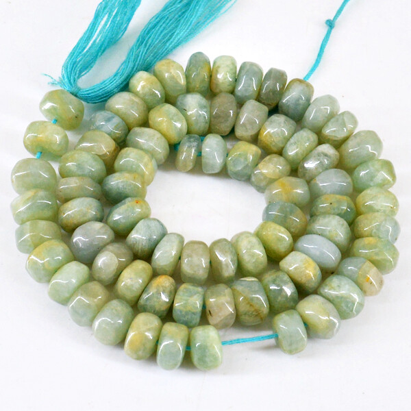 190.00 Cts / 14 Inches Natural Amazonite Round Shape Beads Strand NE-82E127