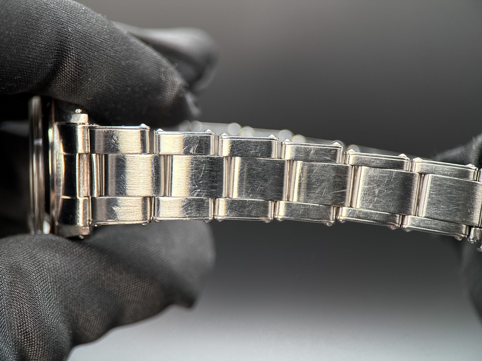 Vintage Rolex OysterDate 6466 Black Dial Oyster Rivet Bracelet Manual 30mm 1967