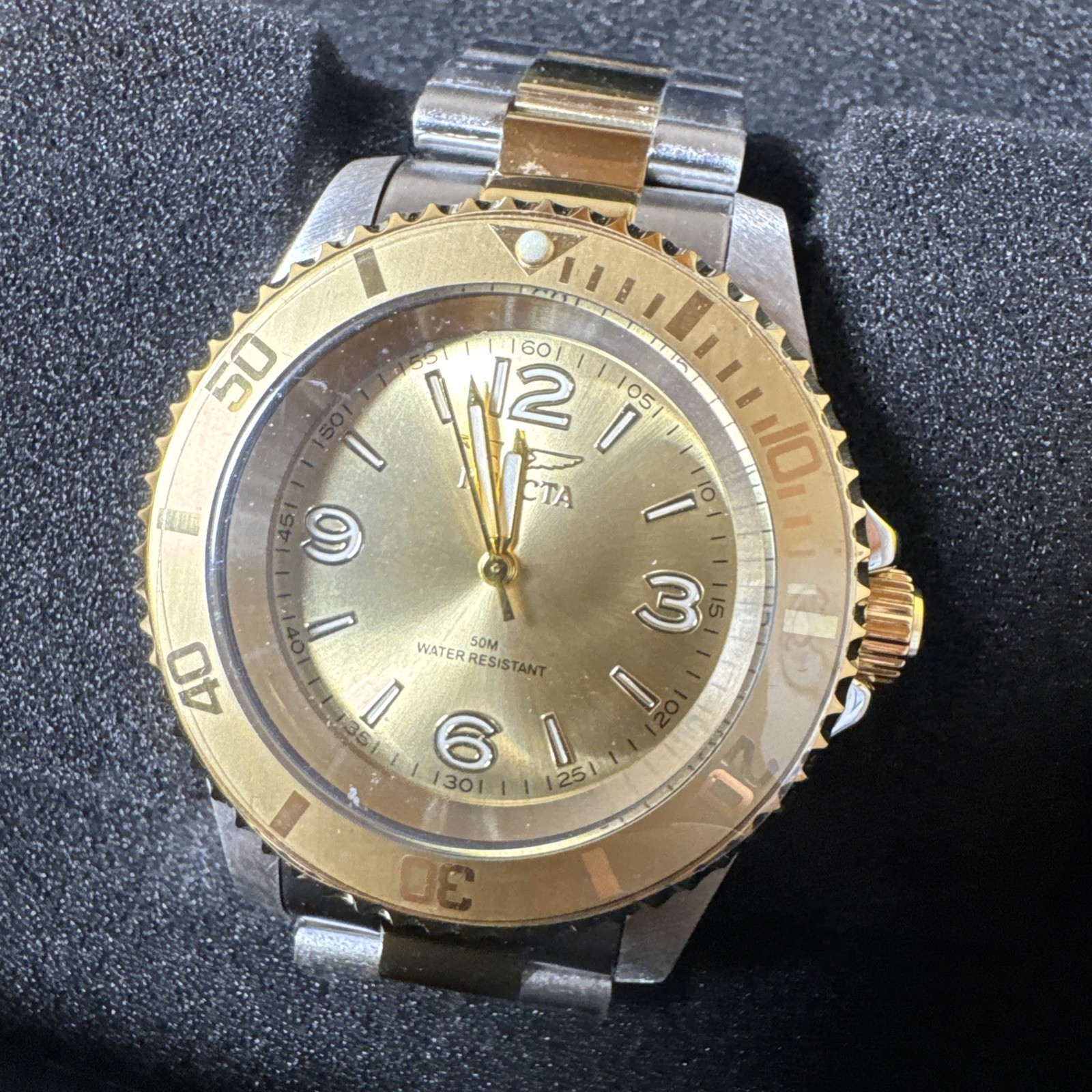 Invicta Specialty 69725 Men’s 41mm Gold Two Tone Stainless Steel Quartz Watch
