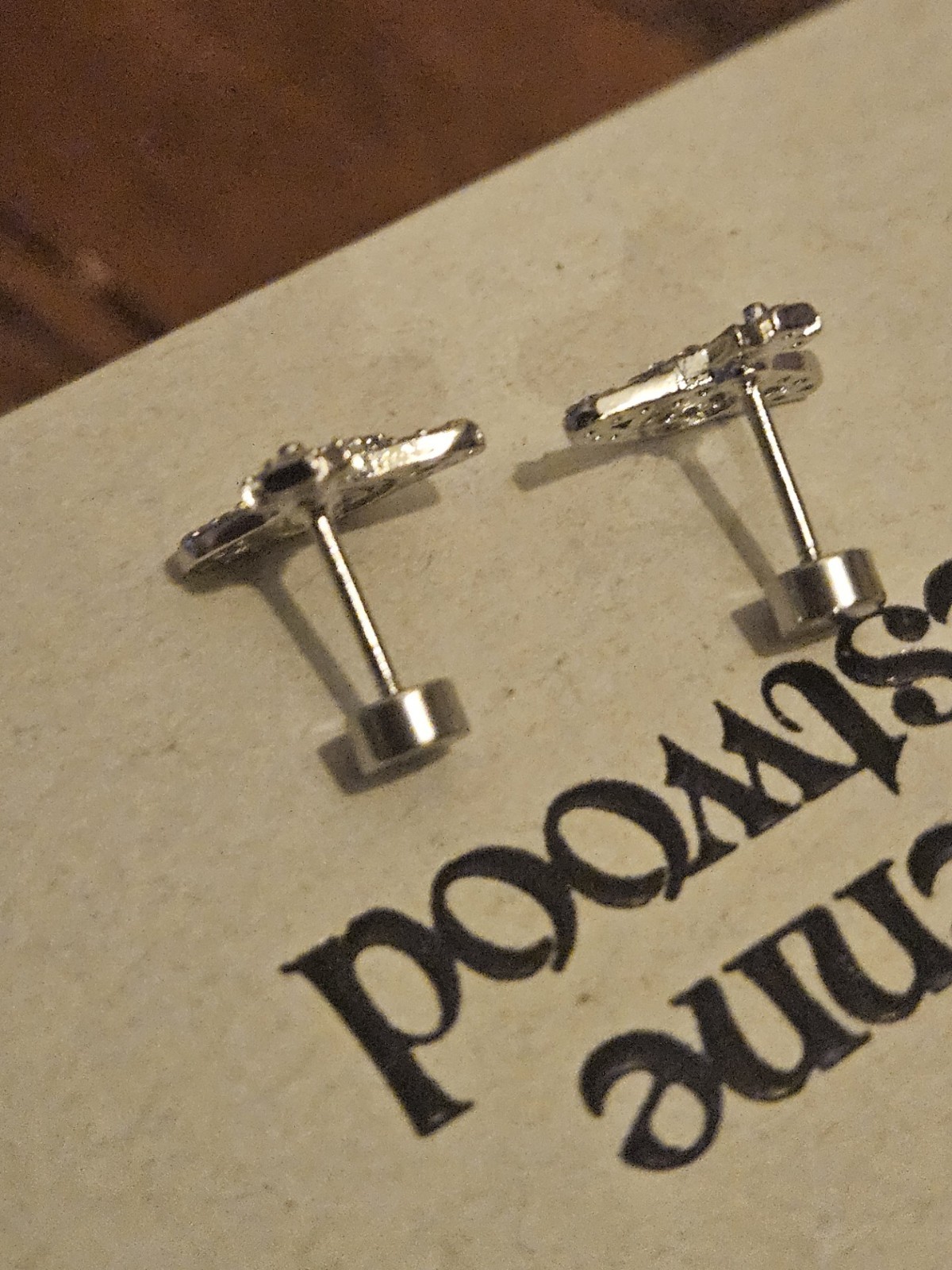 Vivienne Westwood Petite Multi Orb Diamante Earrings Boxed