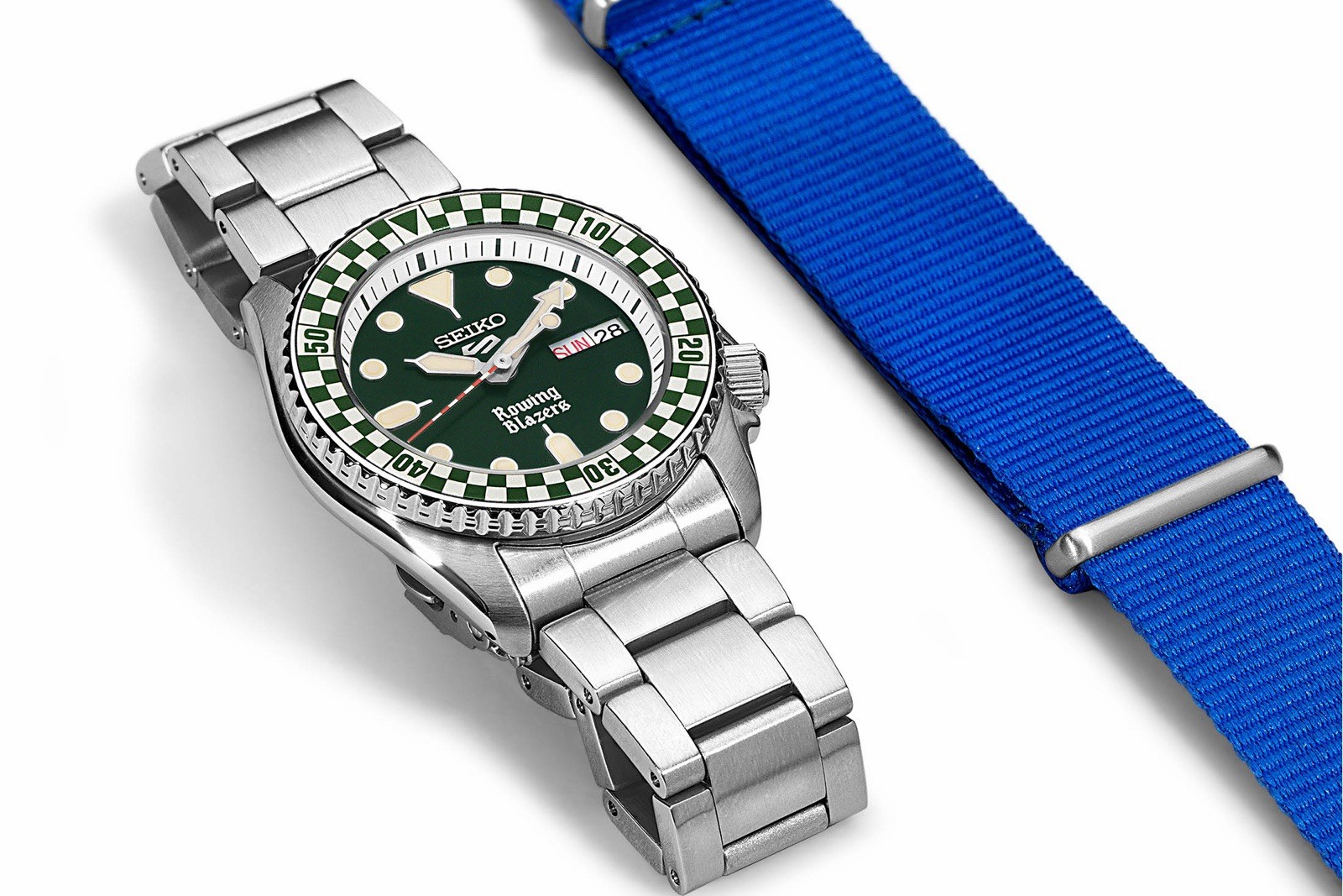 Seiko 5 X Rowing Blazers X Wind Vintage – Green 38mm