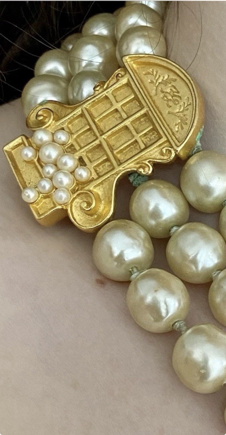 Karl Lagerfeld French Window French Door Necklace RARE investment Piece