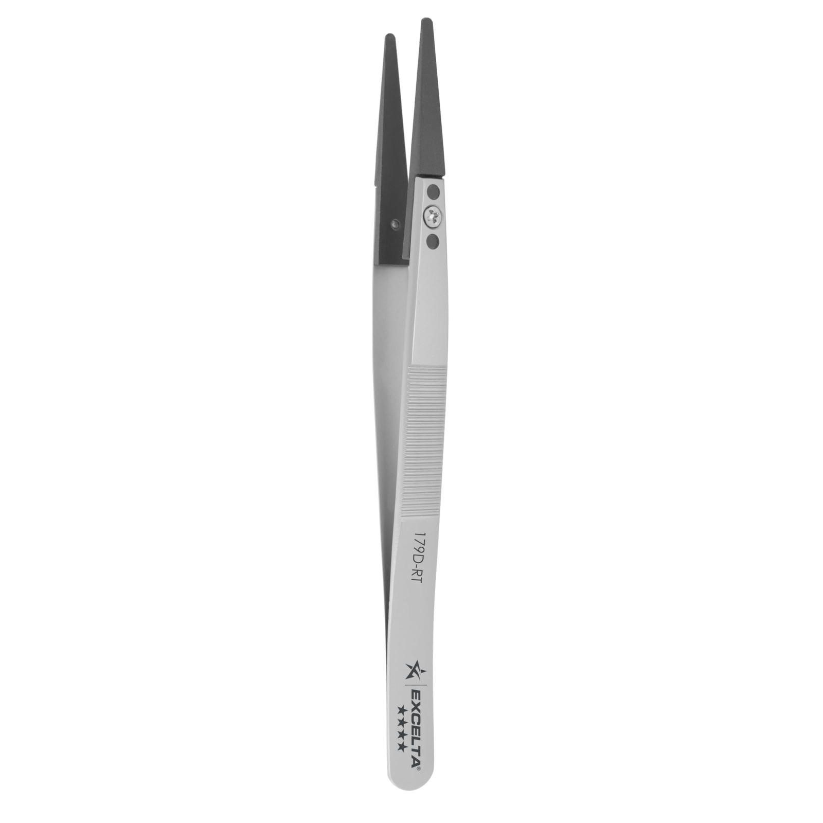 179drt Straight Replaceable Copolymer Tip Tweezers 0.08 X 0.025 Tip Size Esd S