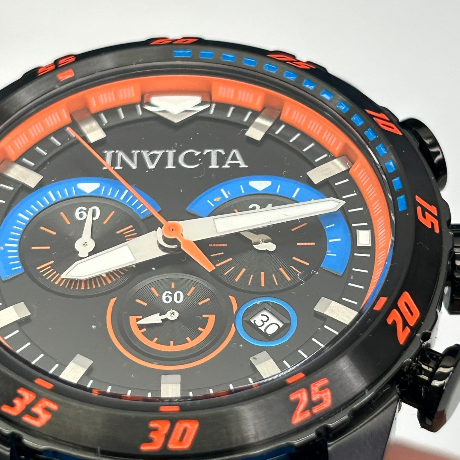 Invicta S1 Rally Chronograph Wristwatch Model 34963 B4 Piece Set Large Case