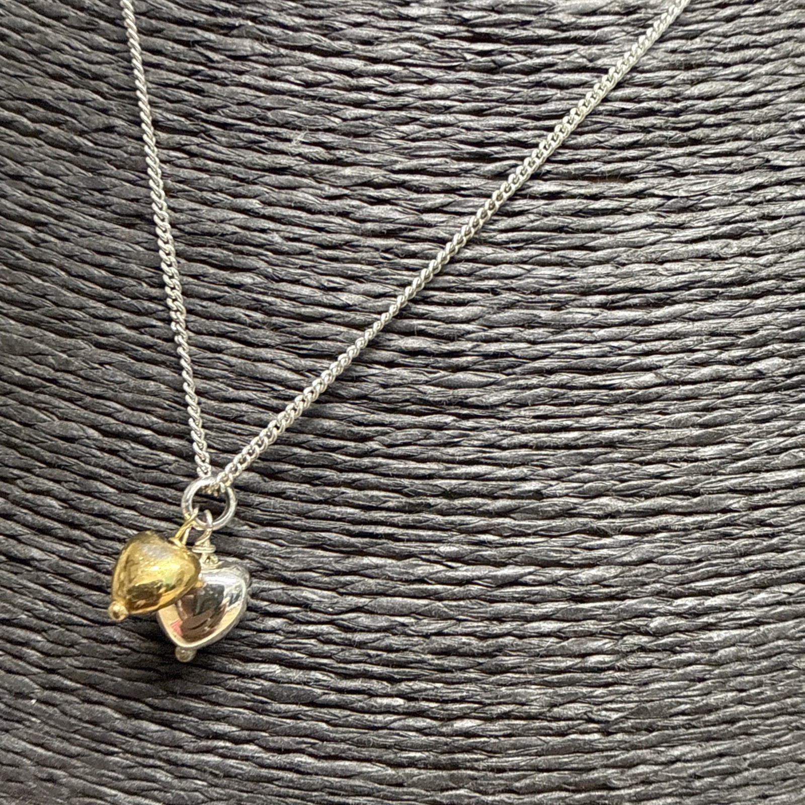 JOMA JEWELLERY Triple Heart Pendant Necklace Silver/Gold Plated 46cm Love Pretty
