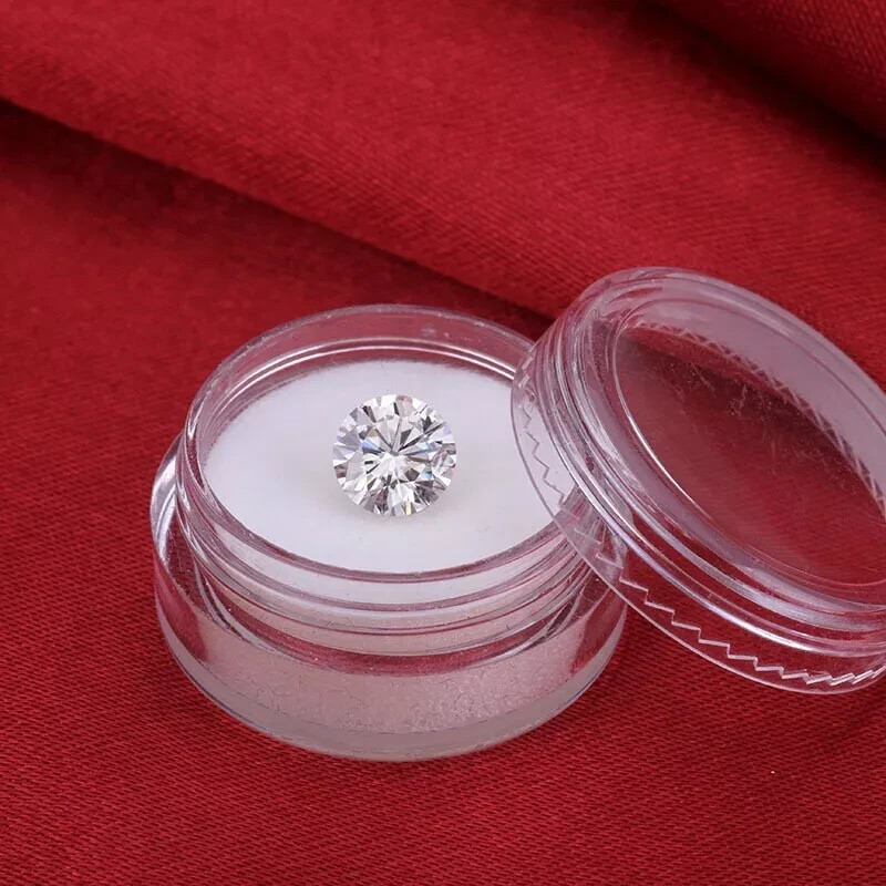 2.45 CT Natural White Diamond Round Cut 9 MM VVS1 D Grade IDGL Certified A3