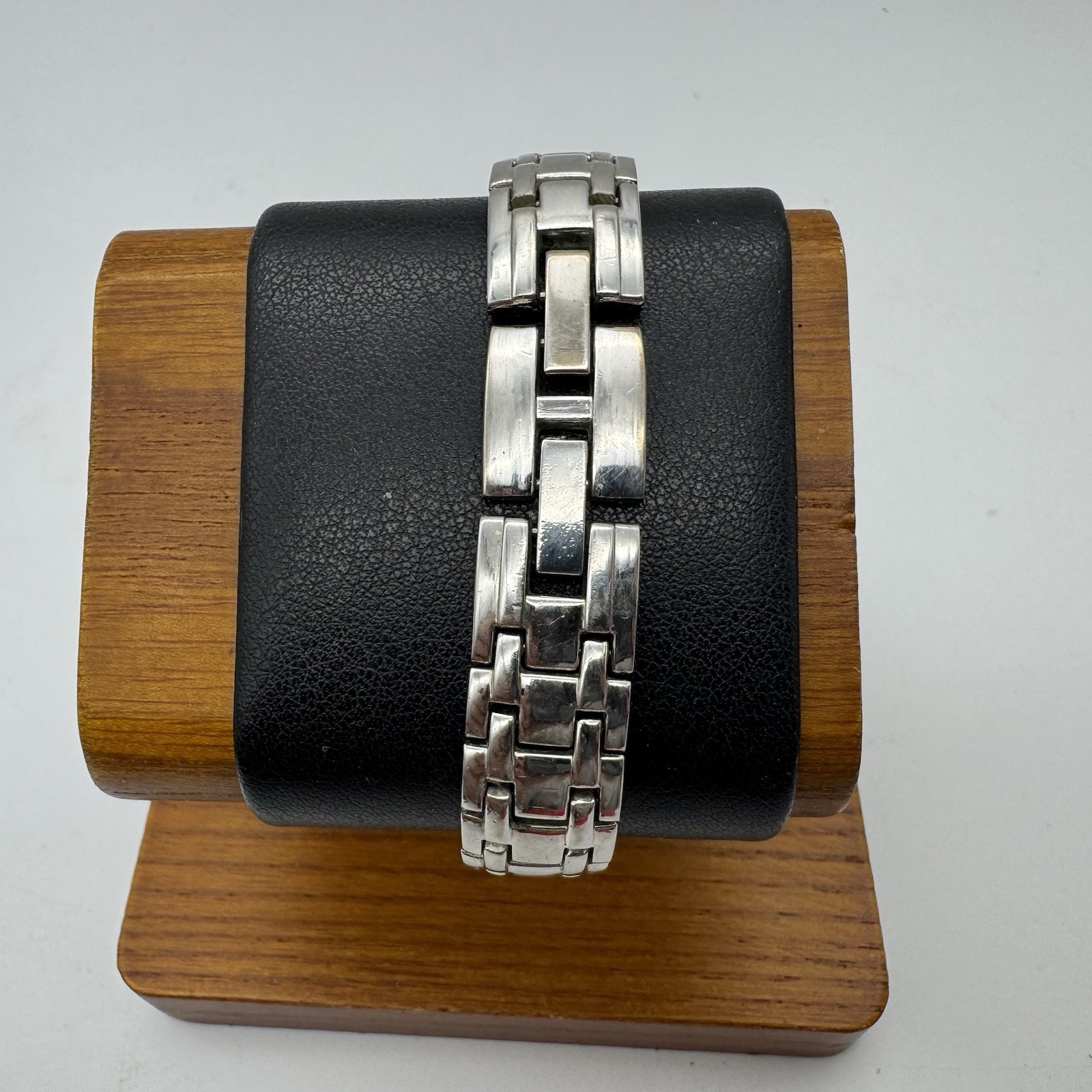 Ladies Precision GRUEN Silver Tone Crystal Bezel Watch, Gold Tone Numbers/Hands