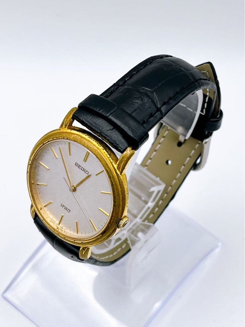 【From Japan】SEIKO SPIRIT 7N01-7080 wristwatch, battery replaced, [Working]