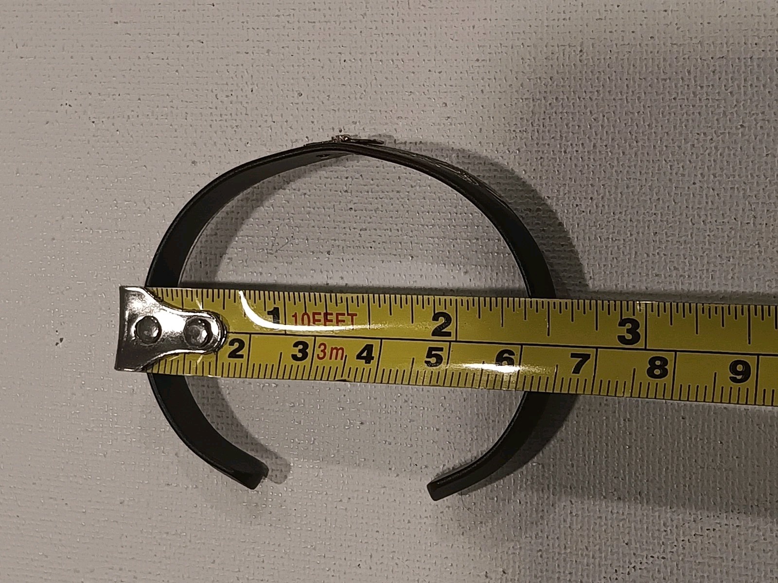 Landstrom’s Black Hills Gold Powder Coated Cuff Bracelet 10K Trim 12K Leaves.