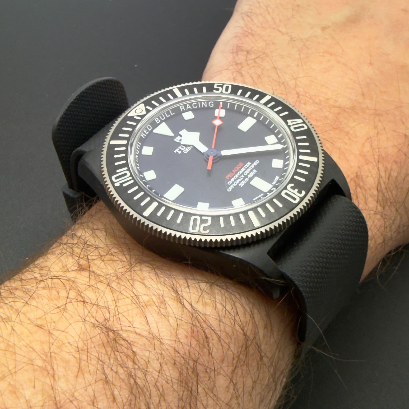 Tudor Pelagos FXD Single Pass Rubber Straps 22mm Black Blue Green Brown Grey