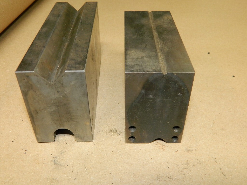Dapping Block Anvil with V & Radius Groove 2″ W x 3″ T x 5″ & 6″ L
