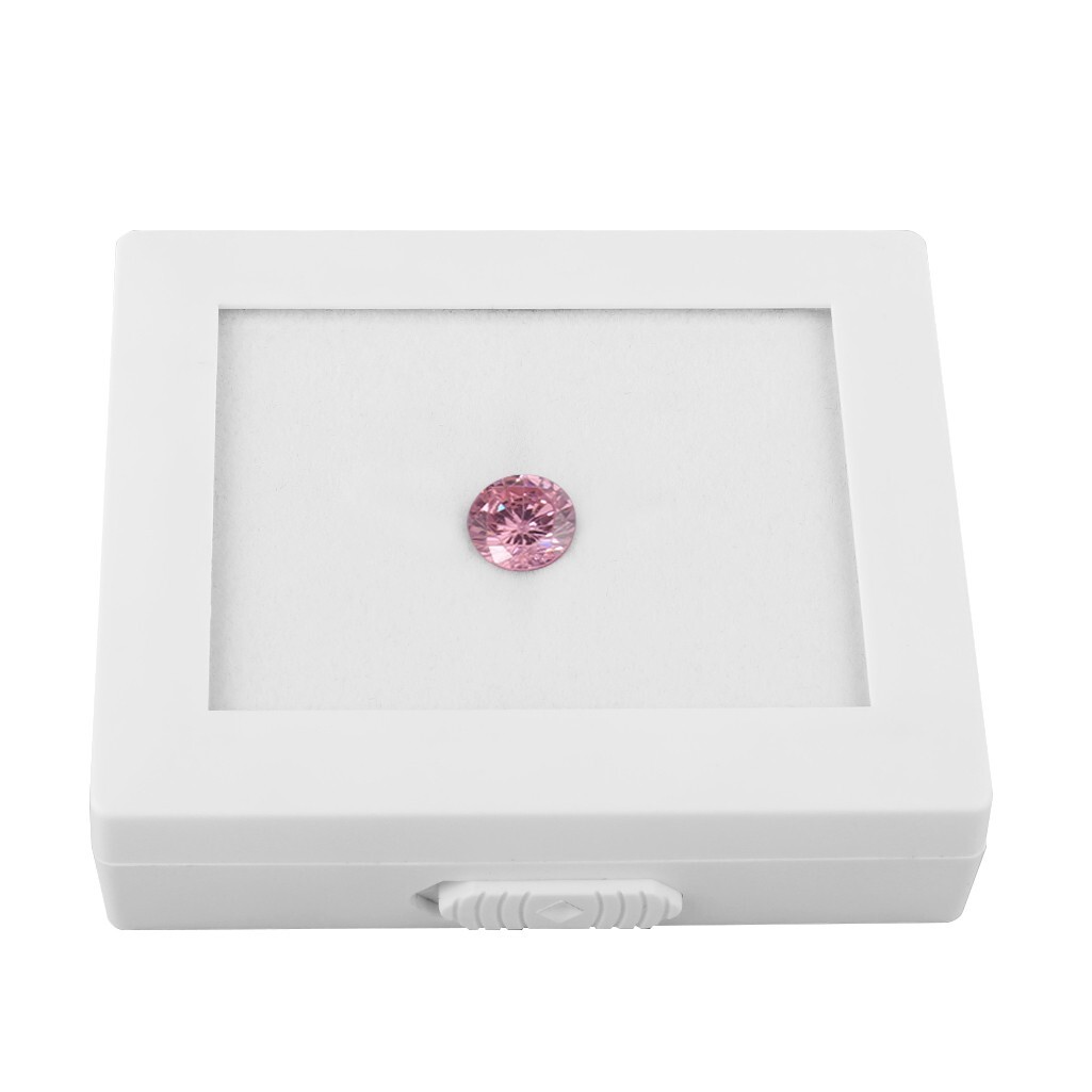 GemTrue Large Self-Stand Diamond Display Box Gemstone Storage Reversible Cushion