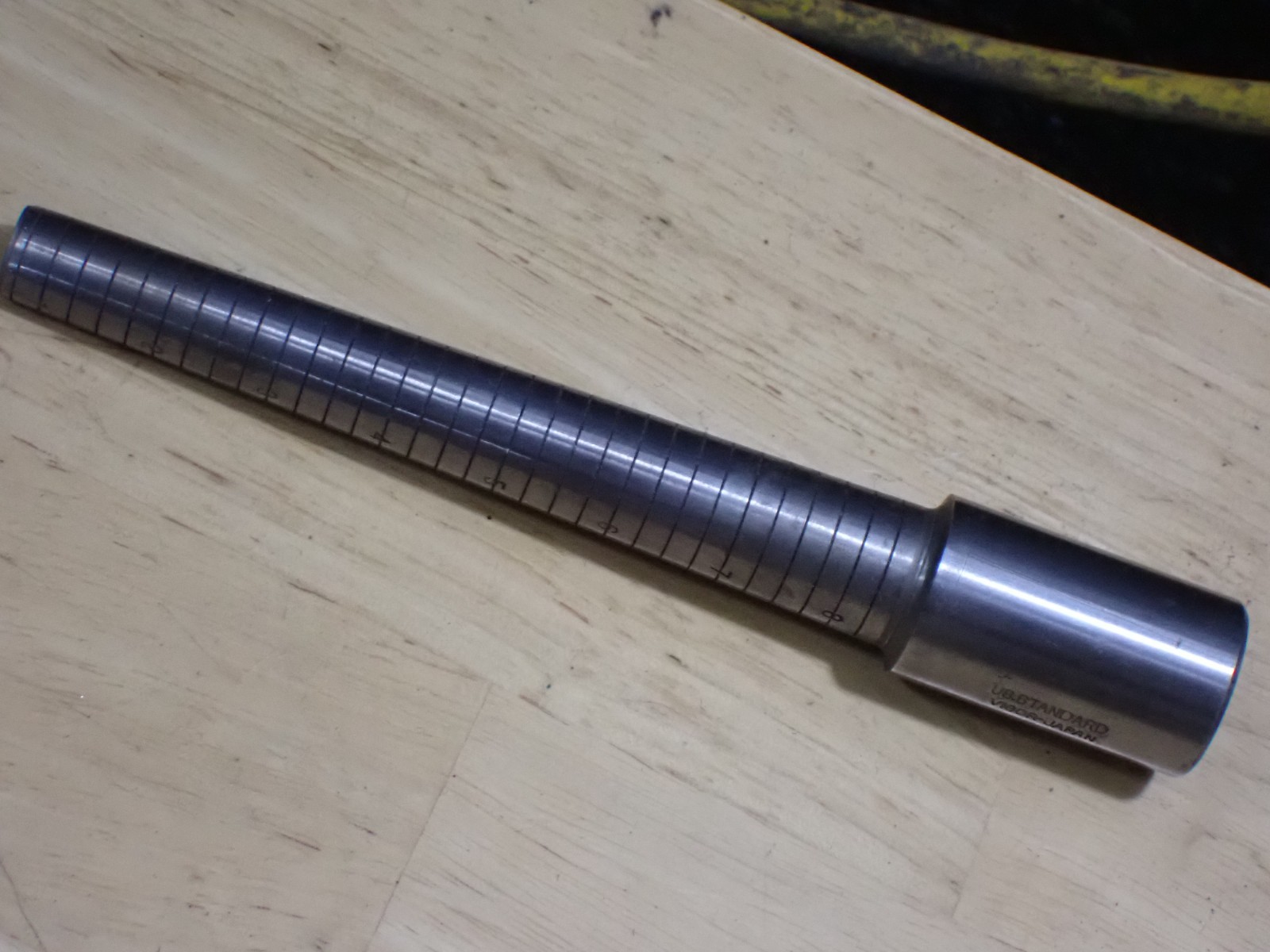 Vigor US Standard Jewelers Heavy Duty Ring Mandrel Grooved 1 to 8 VG Japan 6″