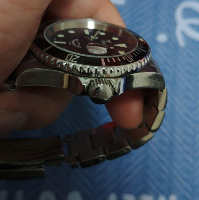 Squale Y1545 Classic 40mm Automatic Watch Black Dial