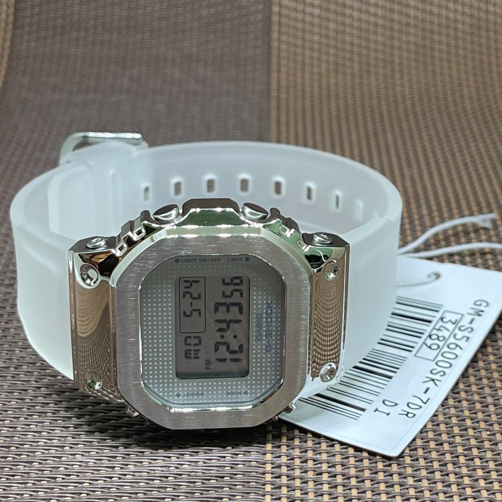 Casio G-Shock GM-S5600SK-7D Digital Metal Semi-Transparent Ladies Fashion Watch