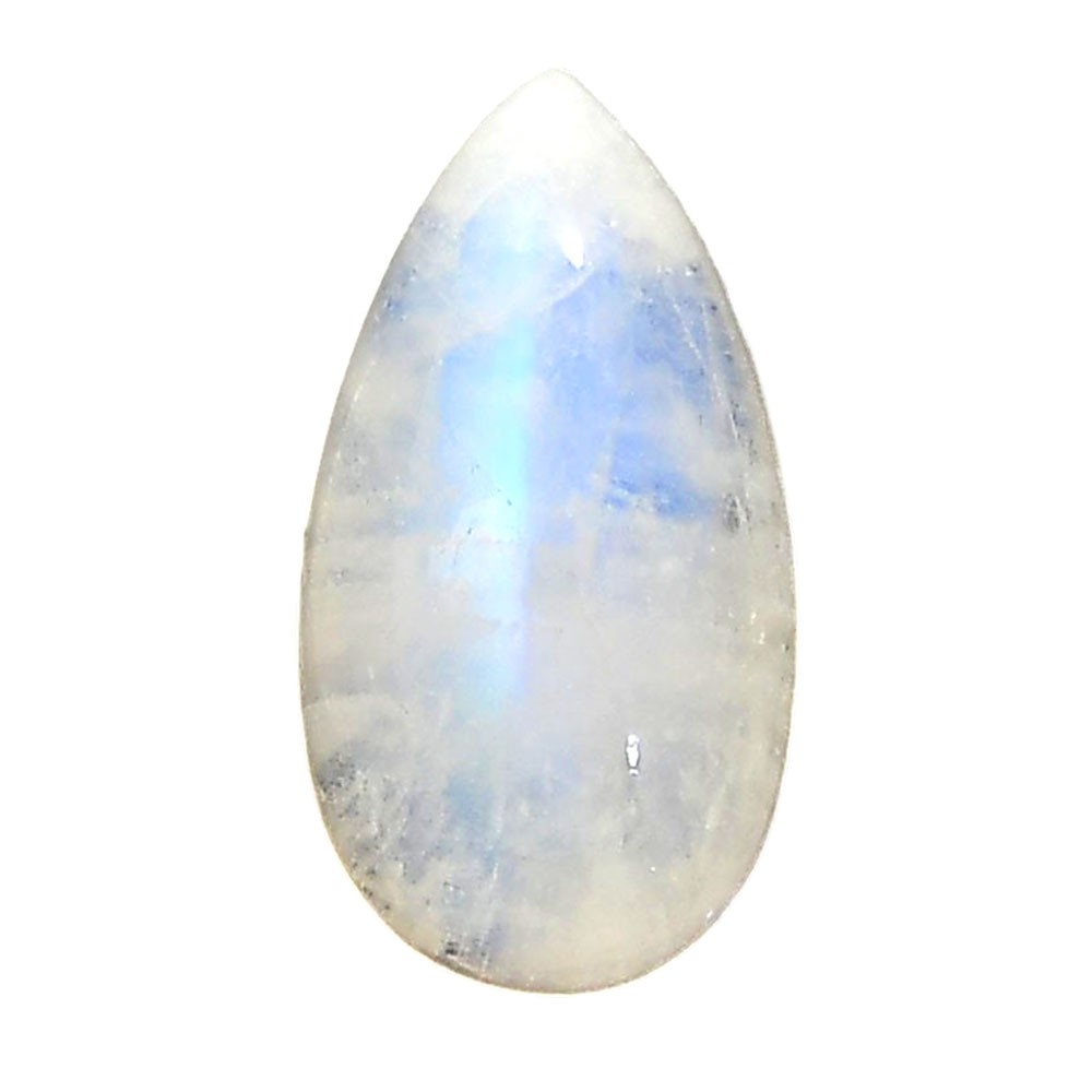 Natural Rainbow Moonstone 14×25.6×9.2 mm Pear Shape Polished Gemstone LS88-05424