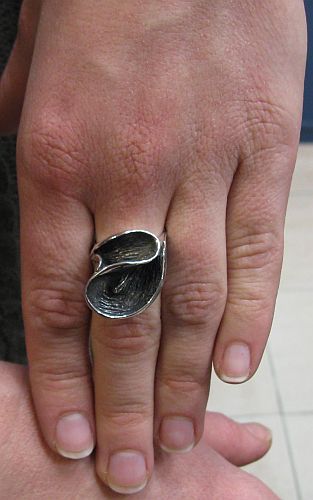Stylish Extravagant Sterling Silver Ring Solid 925 Perfect Quality Empress