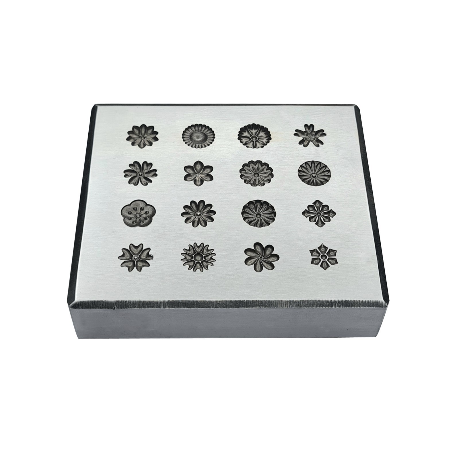16 Impression Snowflake Shot Plate – Silversmith Tools- Jewelry Making Die