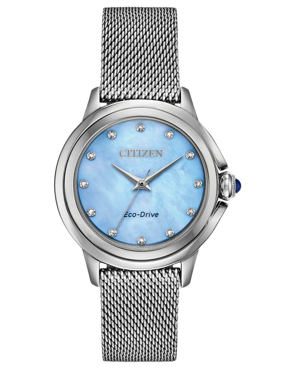 NEW Citizen Ceci EM0790-55N Ladies 32mm Bracelet Watch MSRP $450