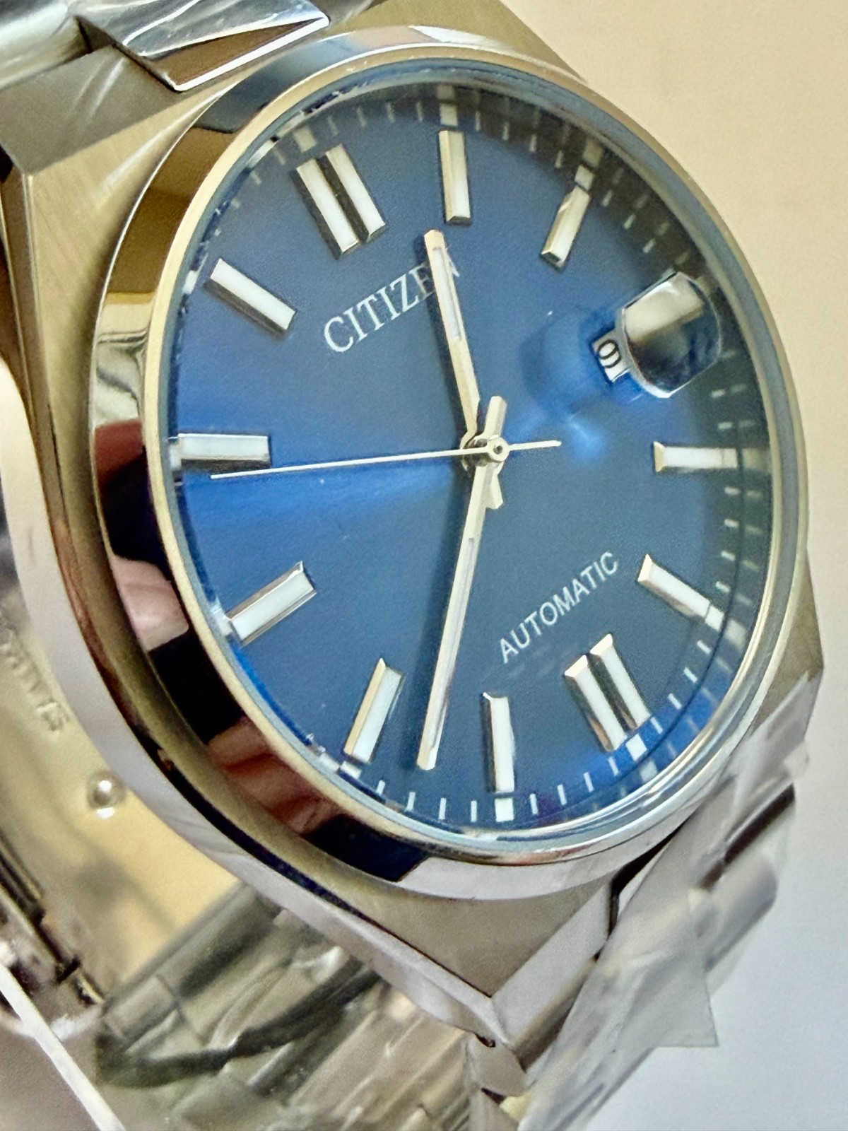 Citizen Men’s Tsuyosa Automatic Blue Dial Watch- NJ0150-81L NEW