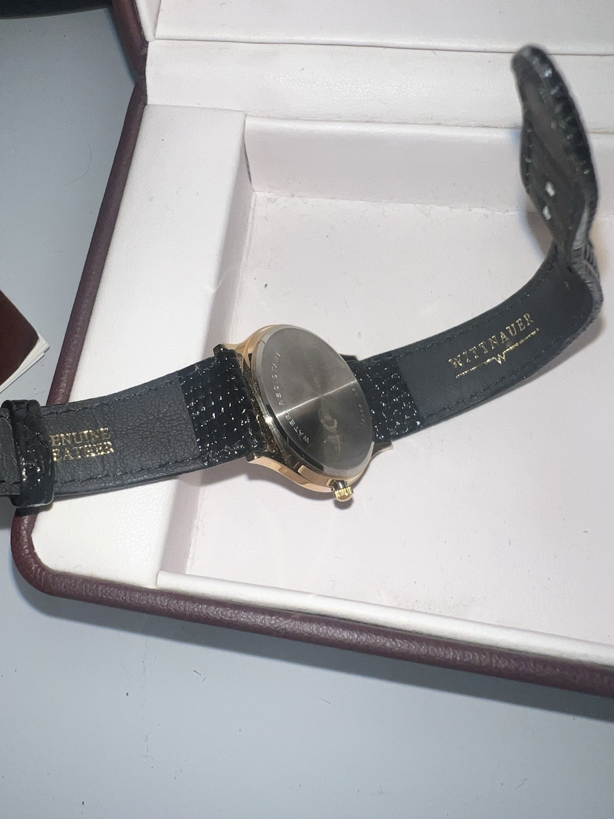 Wittnauer Swiss, gold and steel Swiss, special engraving 10 years at IBM