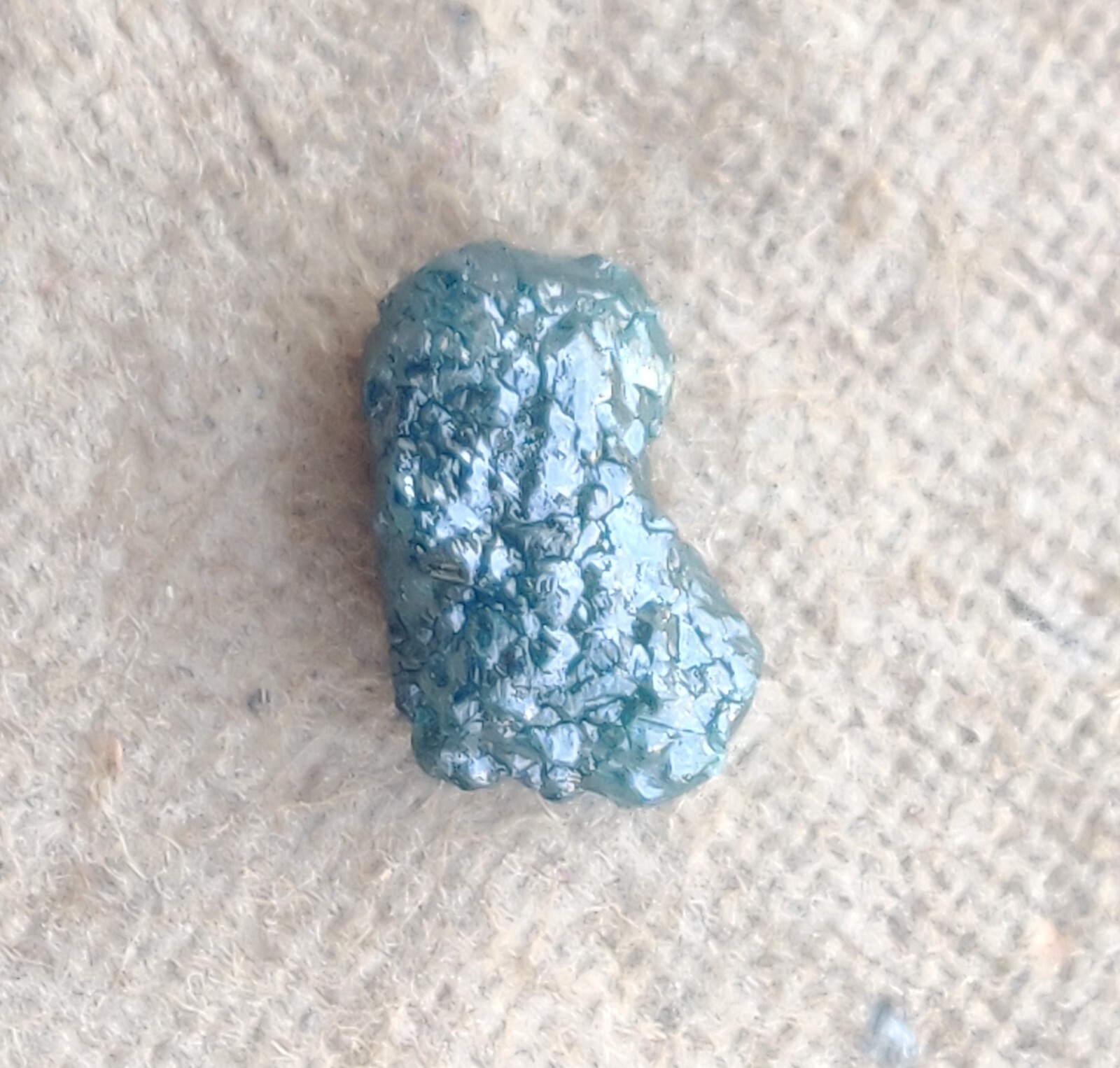 3.05 CT Blue Uncut Natural Loose Rough Diamond For Making Jewelry