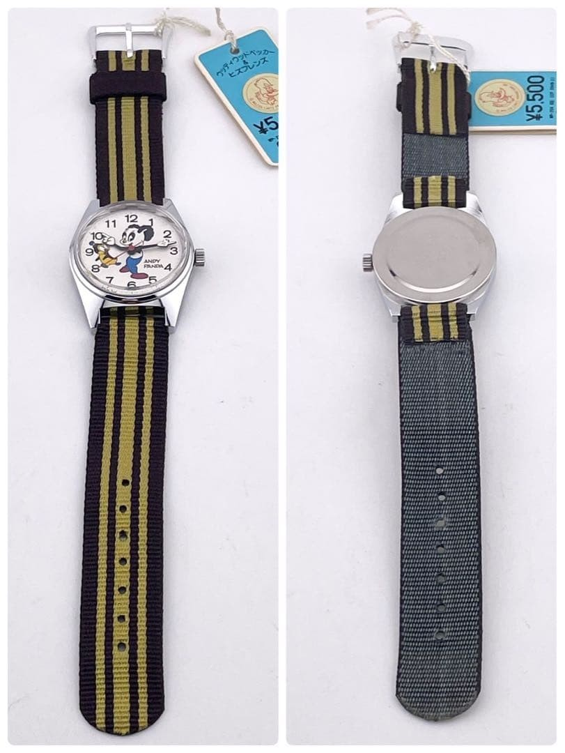 Rare Dead Operational CITIZEN Andy Panda Manual Wind Watch with Tag 80 Years