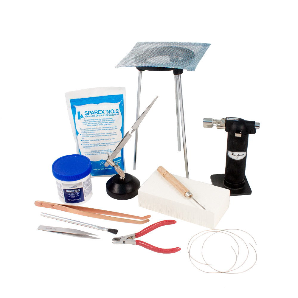 Standard Jewelry Soldering Kit with Silver Solder Wire SFC Tools Kit-1750