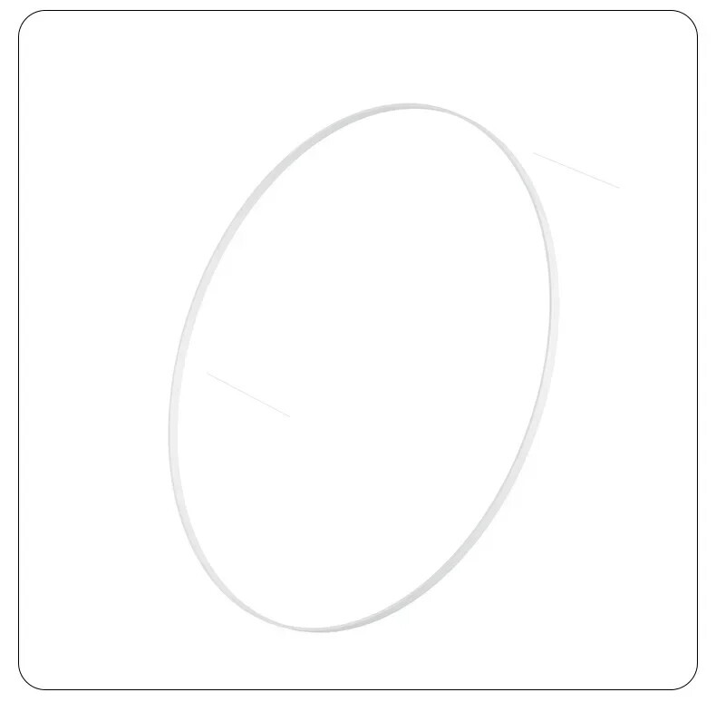 16 to 40mm White Gasket Watch Crystal Sealing O-Ring Front Watch Case Glass Ring