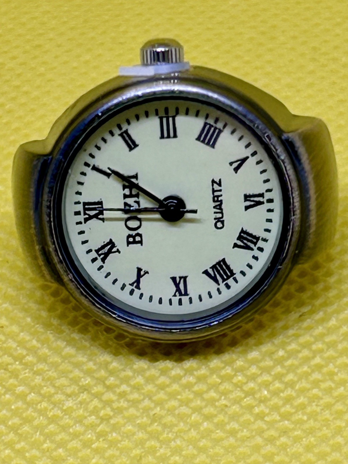 BOZHI Quartz Ring Watch,Bronze Tone, Finger Watch. Unisex. New. Never Used.