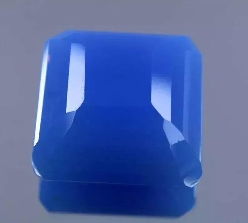 Blue Opal Square Cut Amazing Welo Australian 58-60 Ct Loose Certified Gemstone