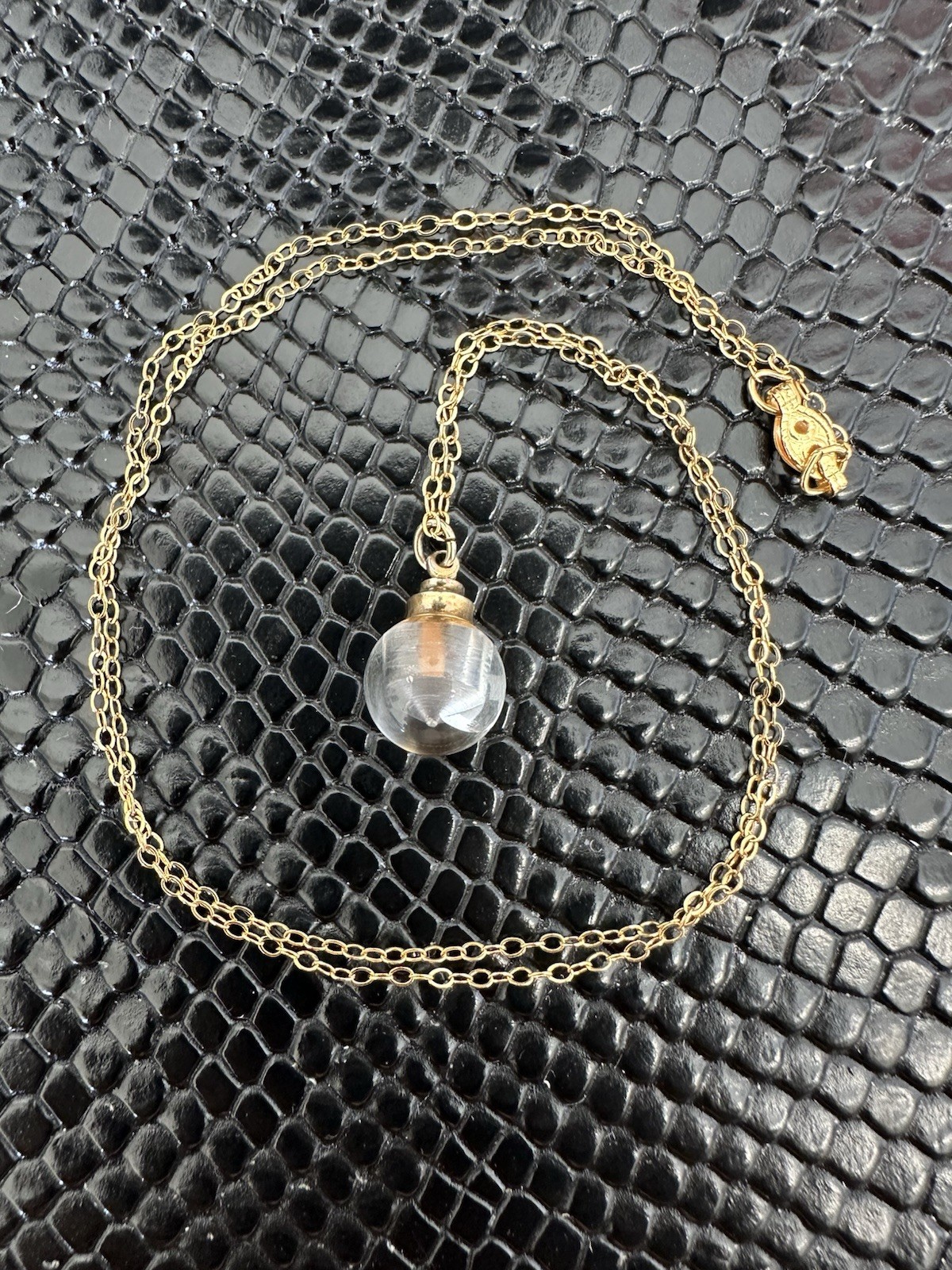 Gold Filled 1/20 12kt Yellow Gold Mustard Seed Necklace 18in ‘Matthew 17:20’