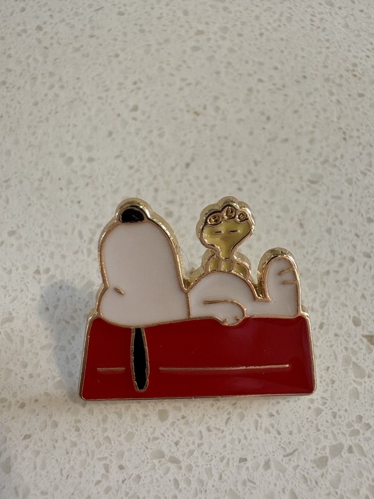 (Set Of 8) Snoopy Peanuts Brooch With Butterfly Clutch Metal Pin Back