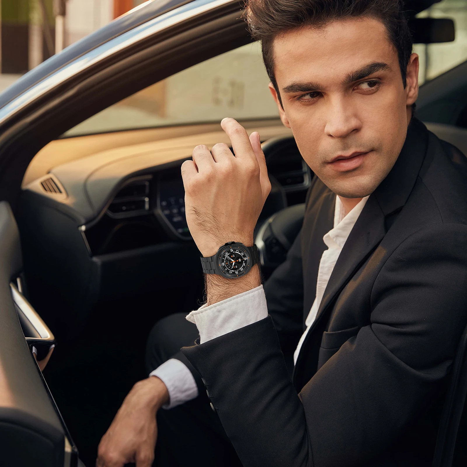 Stainless Steel Metal Watch Band For Samsung Galaxy Watch 8 40/44 Classic Luxury