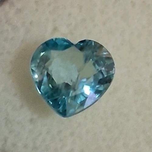 2.52Ct Gorgeous Natural Blue Cambodian Zircon HEART CUT