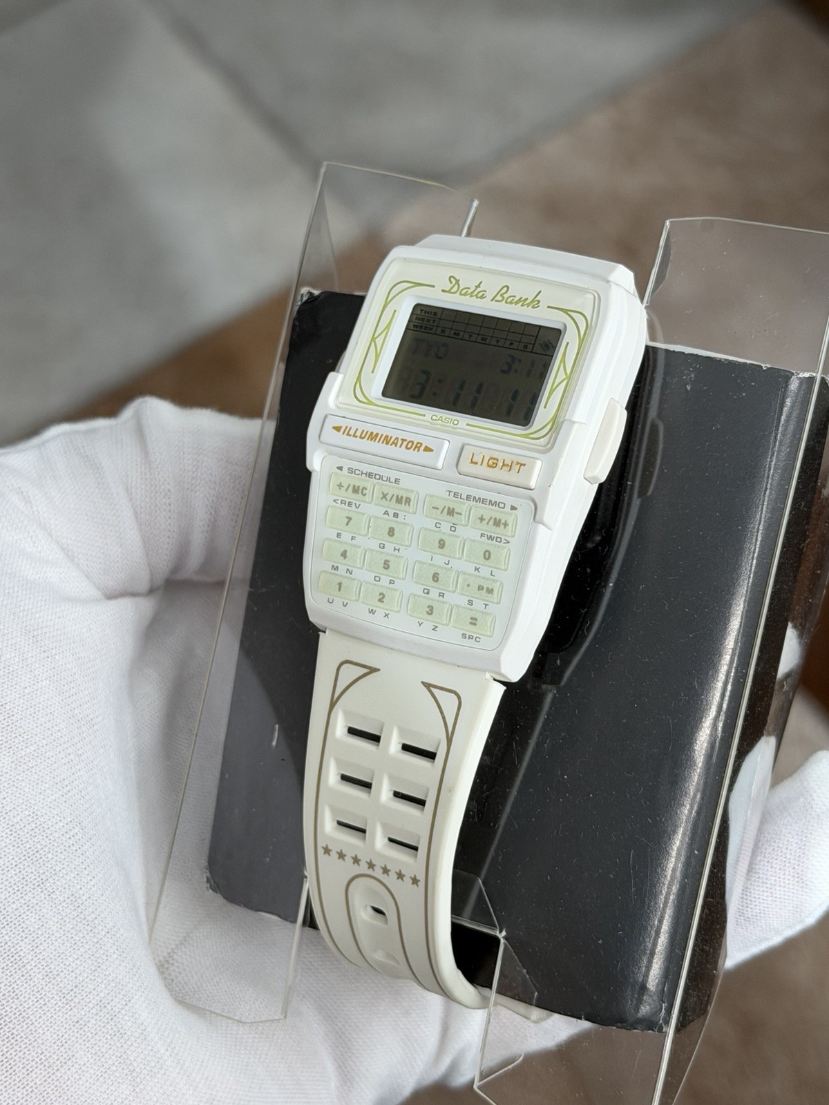 NOS Rare Vintage Casio Data Bank DBC-63 Men’s Digital Calculator Watch JDM 1990s