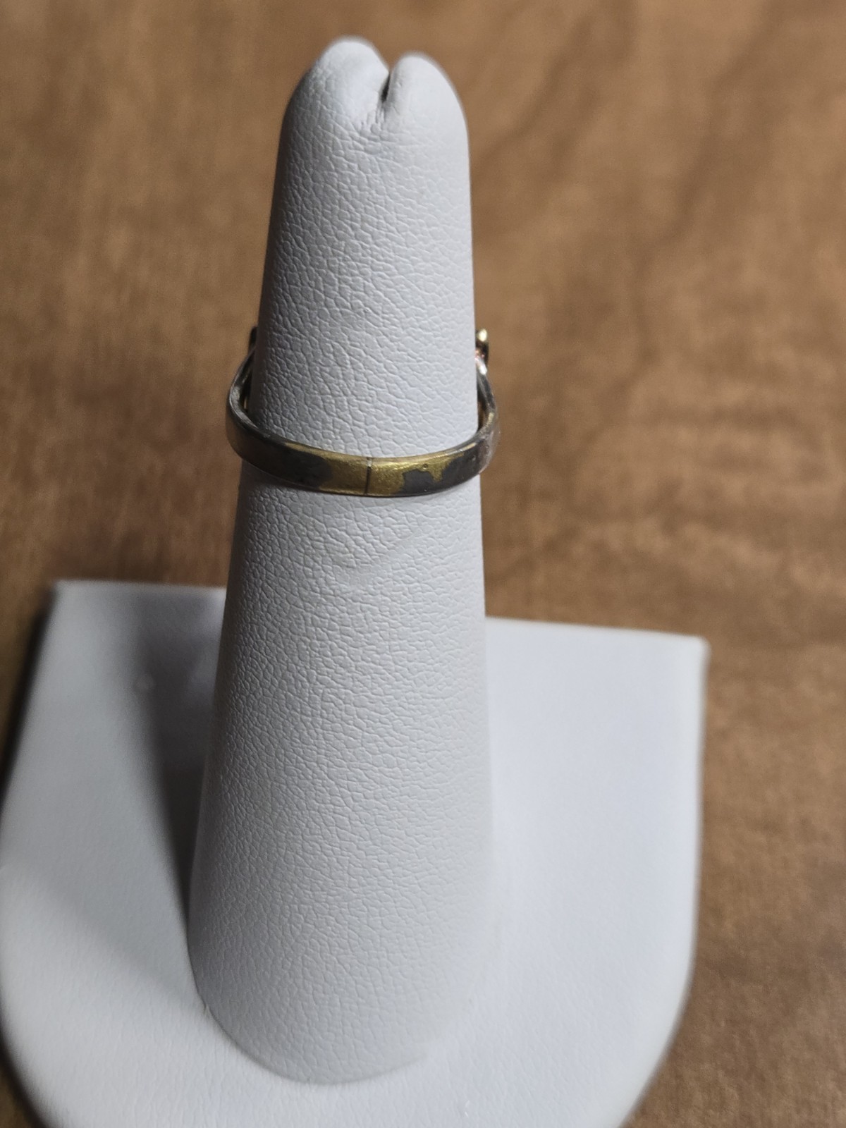 Vintage 14KT Gold Nephrite Jade Cabochon Ring 6.43g – Size 5 – Acid Tested As-Is