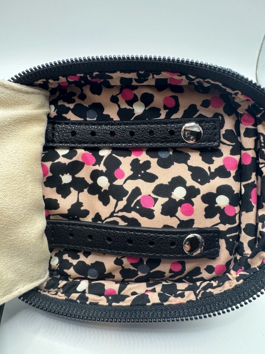 Vera Bradley Quilted Denim Jewelry Organizer Travel Case
