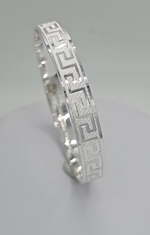 Punjabi Kada | 999 Pure Silver Sikh Bracelet | Personalized Men’s Kara