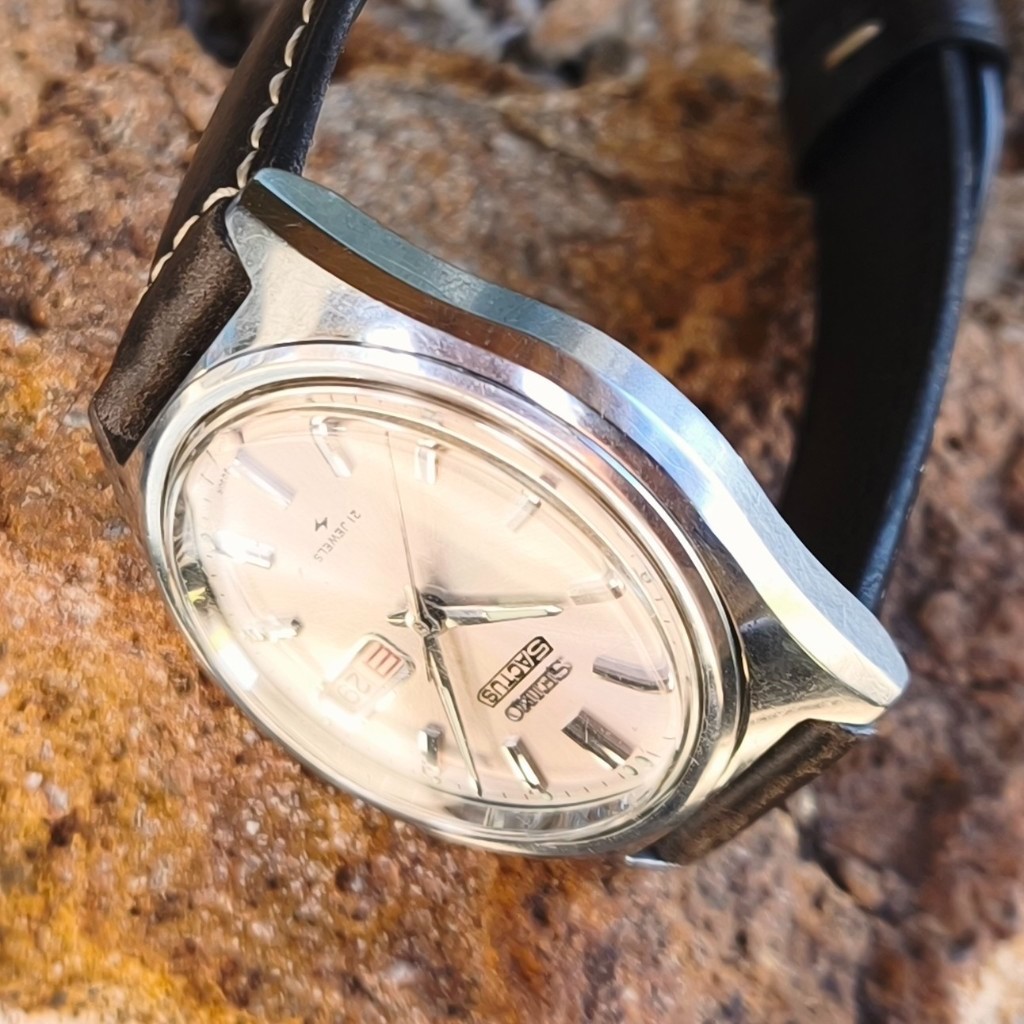 Vintage 1971 Seiko 5 Actus 7019-8010 21J Automatic Watch Serviced Japan