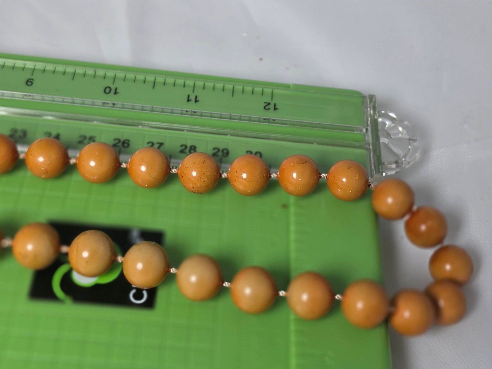 Vintage Natural Butterscotch Egg Yolk Amber Graduated Bead Necklace