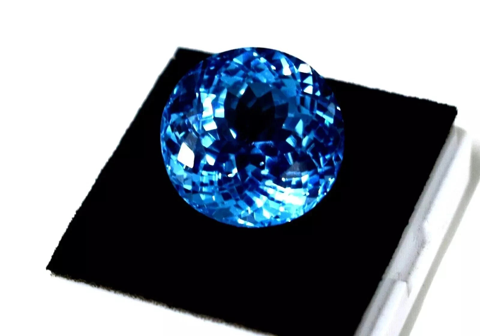 AAA+ Natural Santa Maria Aquamarine 9.55 Ct Round Cut Gemstone Certified