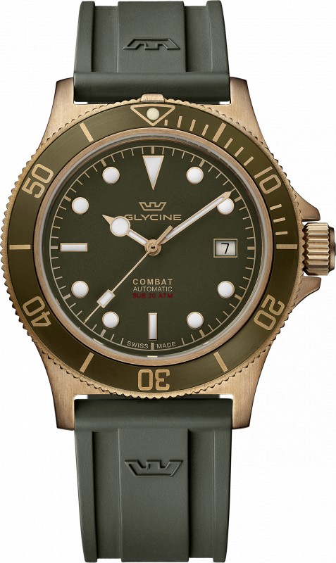 Glycine Men’s Combat Sub Bronze 42mm Automatic Watch GL0325