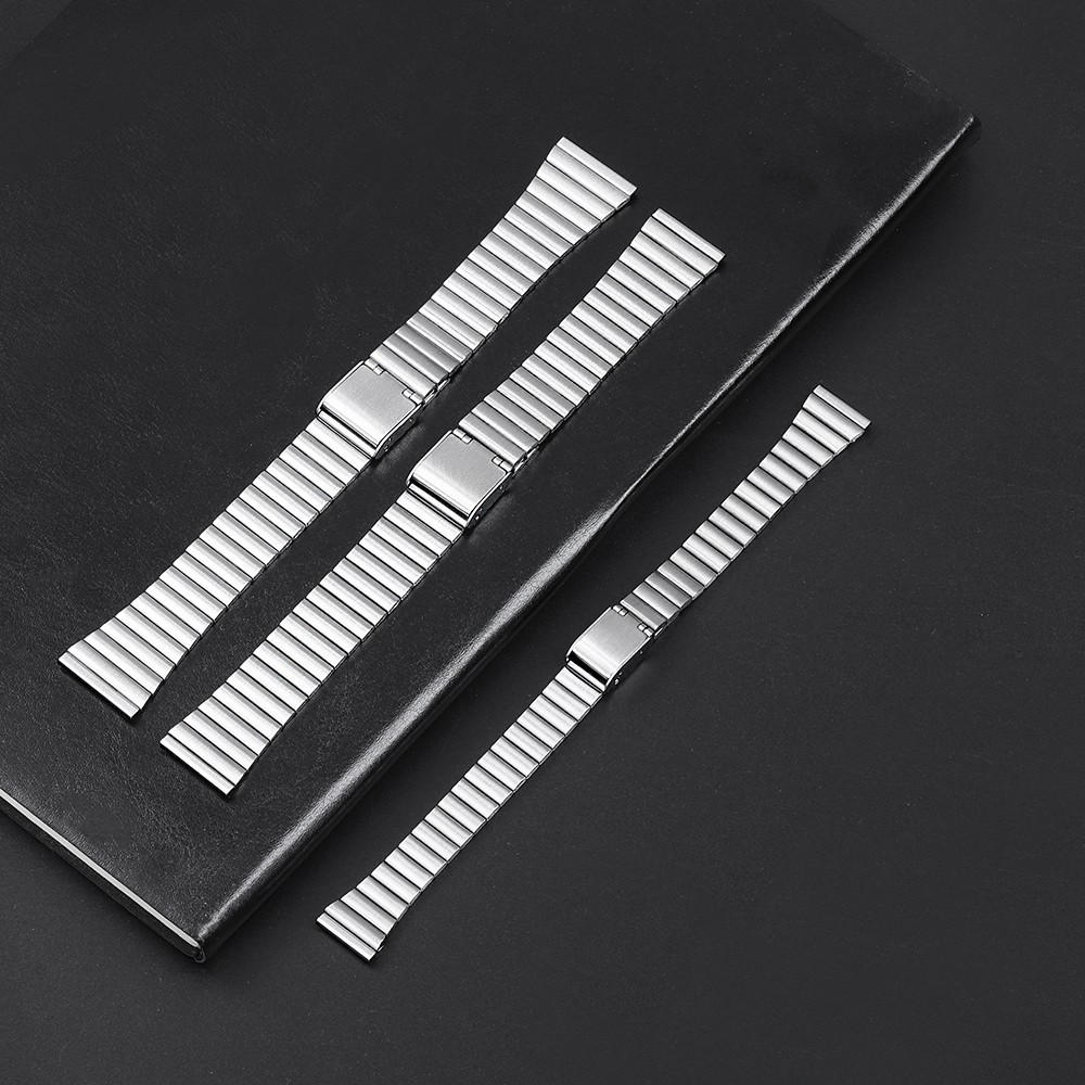10-20mm Premium Stainless Steel Metal Watch Bands Strap Vintage Bracelet