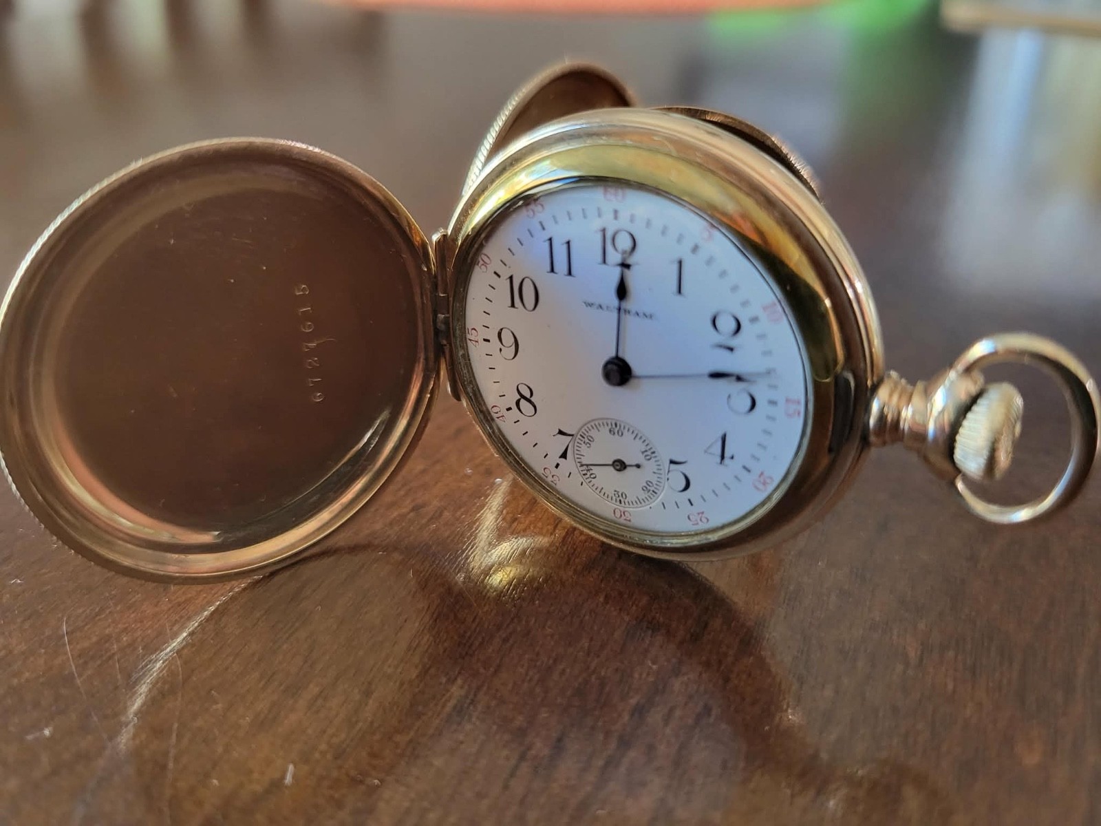 1901 Waltham Seaside Model # 1891, 14K gold filled Pocket Watch, 15 jewels