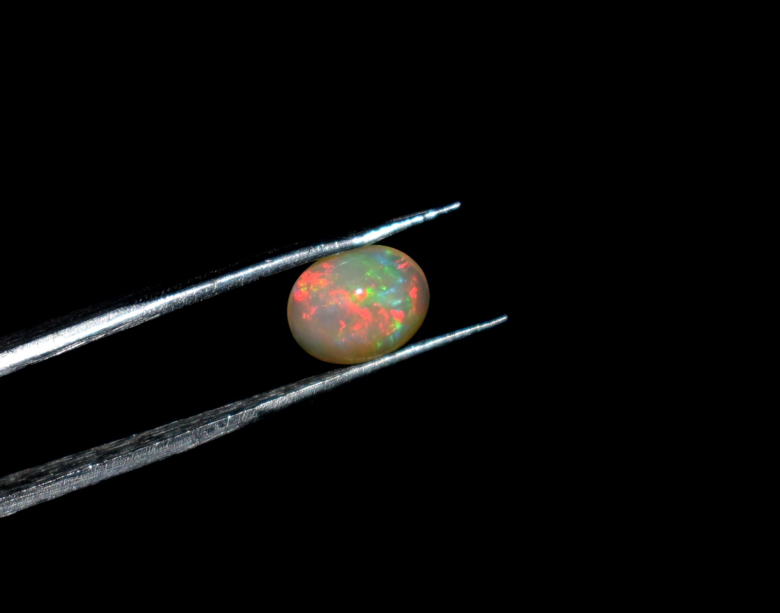 Natural Ethiopian Wello Fire Opal Cabochon Loose Gemstone 6X8mm
