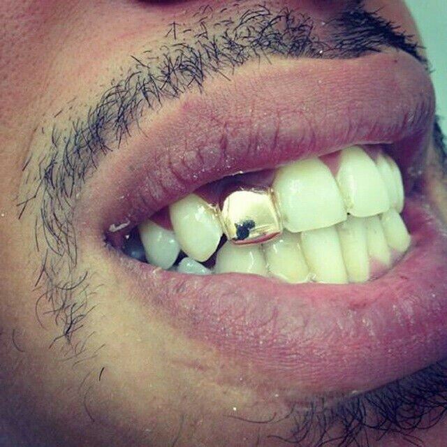 Solid 925 Sterling Silver Single Tooth Grillz Real Custom Hip Hop Grills Caps