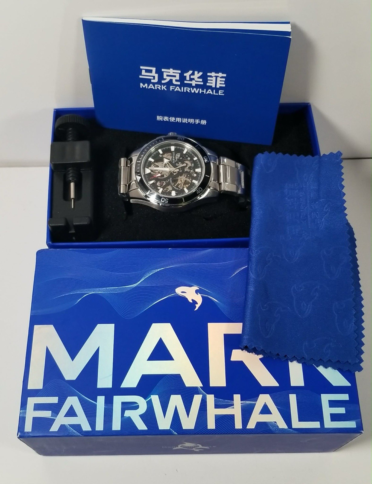 Mark Fairwhale FW-6420 HOLLOWRIX Tourbillon Automatic Mechanical Movement 42mm