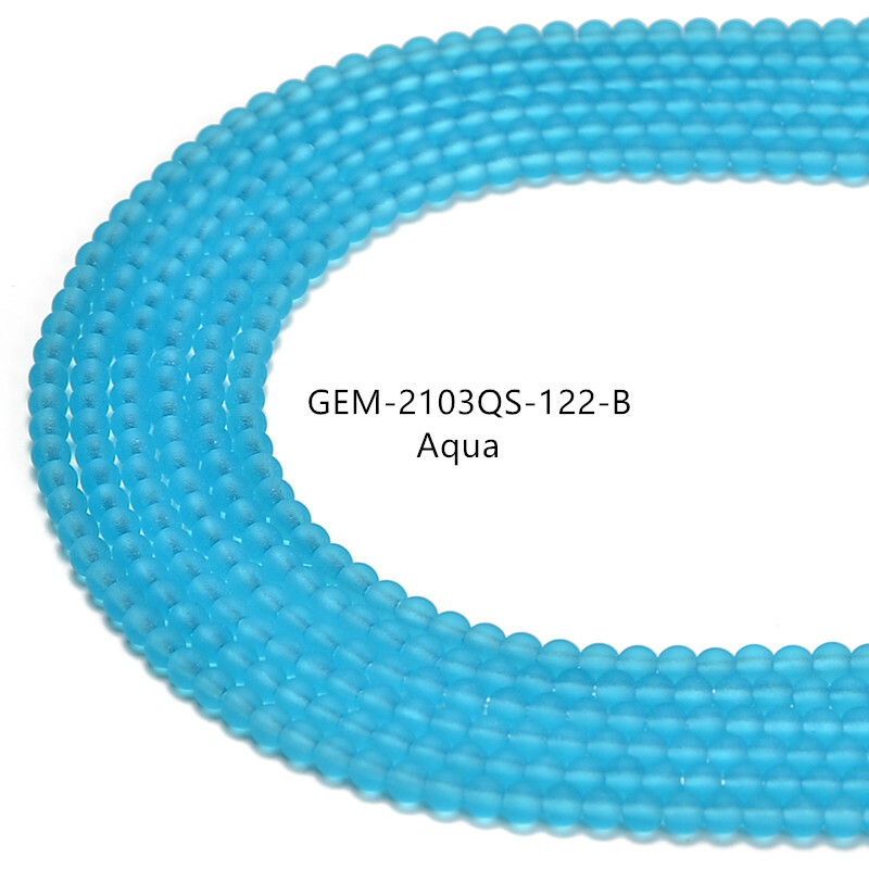 K9 Crystal Matte Round Assorted Colors Beads Size 3mm 15.5” Strand